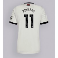 Camiseta Manchester United Joshua Zirkzee #11 Tercera Equipación Replica 2024-25 mangas cortas